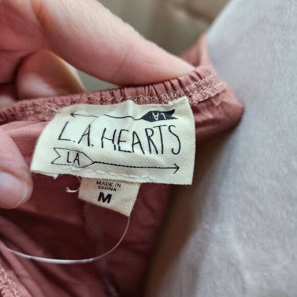 PACSUN L.A. Hearts Crochet Off Shoulder Crop Top Size Medium - Picture 6 of 14